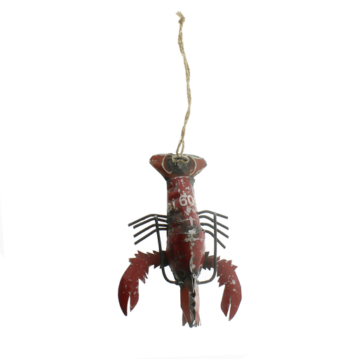 Reclaimed Metal Ornament - Lobster