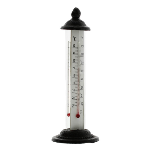 HomArt Garden Thermometer - Cast Iron - Brown– AREO