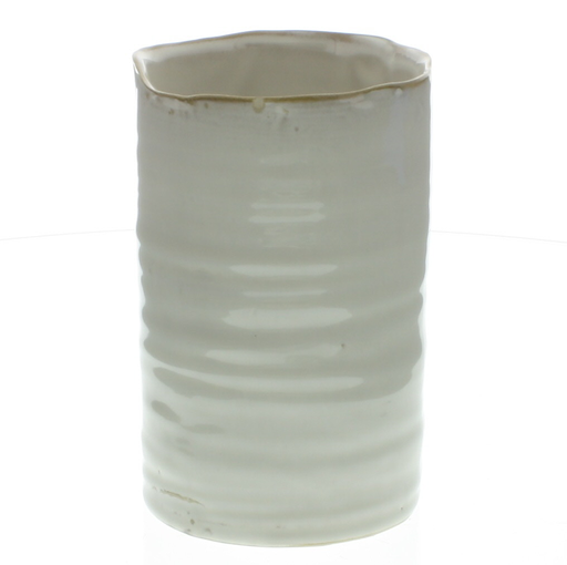 Bower Ceramic Vase - Sm Cream