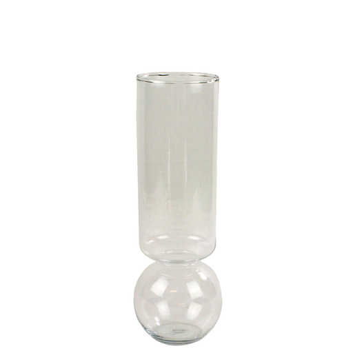 Bulb Vase Tall Clear