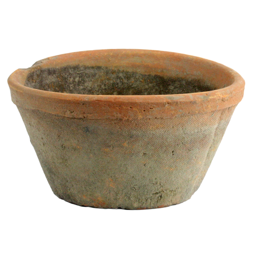 Rustic Terra Cotta Oval Pot - Med Antique Red