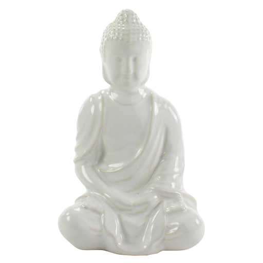 Buddha Glazed White
