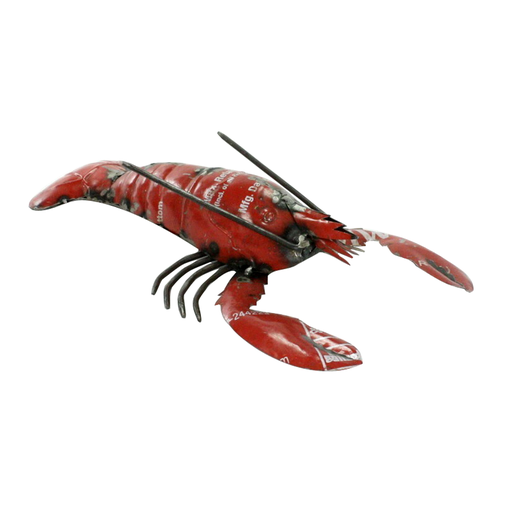 Reclaimed Metal Lobster Red