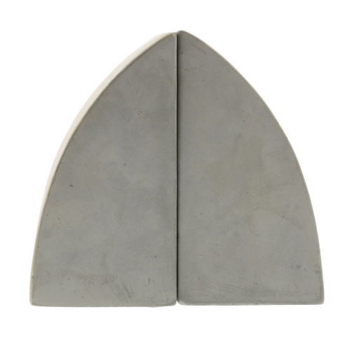 Geometric Cement Bookends - Arch