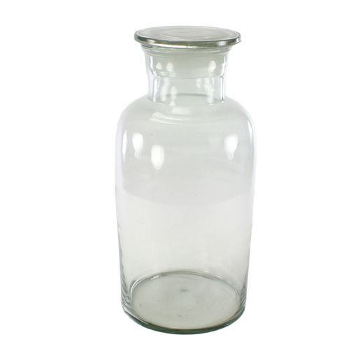 Pharmacy Jar with Stopper - Ex Lrg Clear