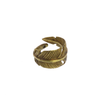 Penna Brass Feather Ring