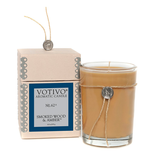 Smoked Wood & Amber Votivo Candle