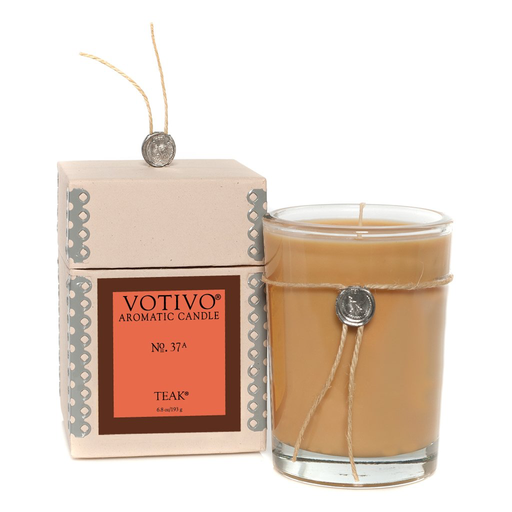 Teak Votivo Candle