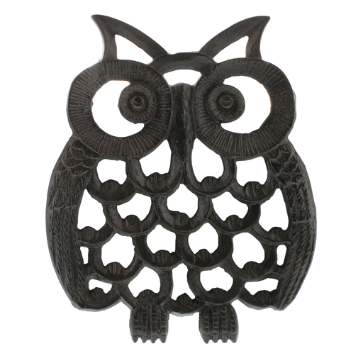 Owl Trivet - Cast Iron