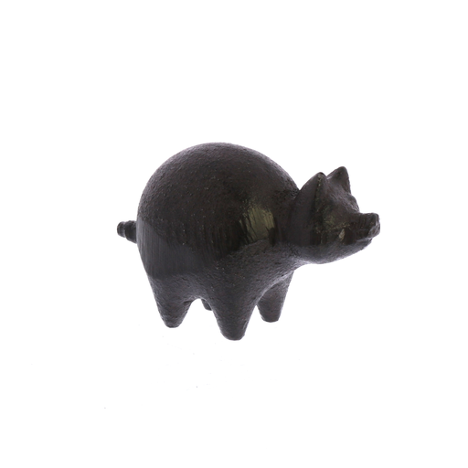 Botero Critter Pig, Cast Iron - Brown