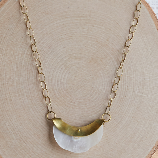 Chama Organic Mother of Pearl Necklace